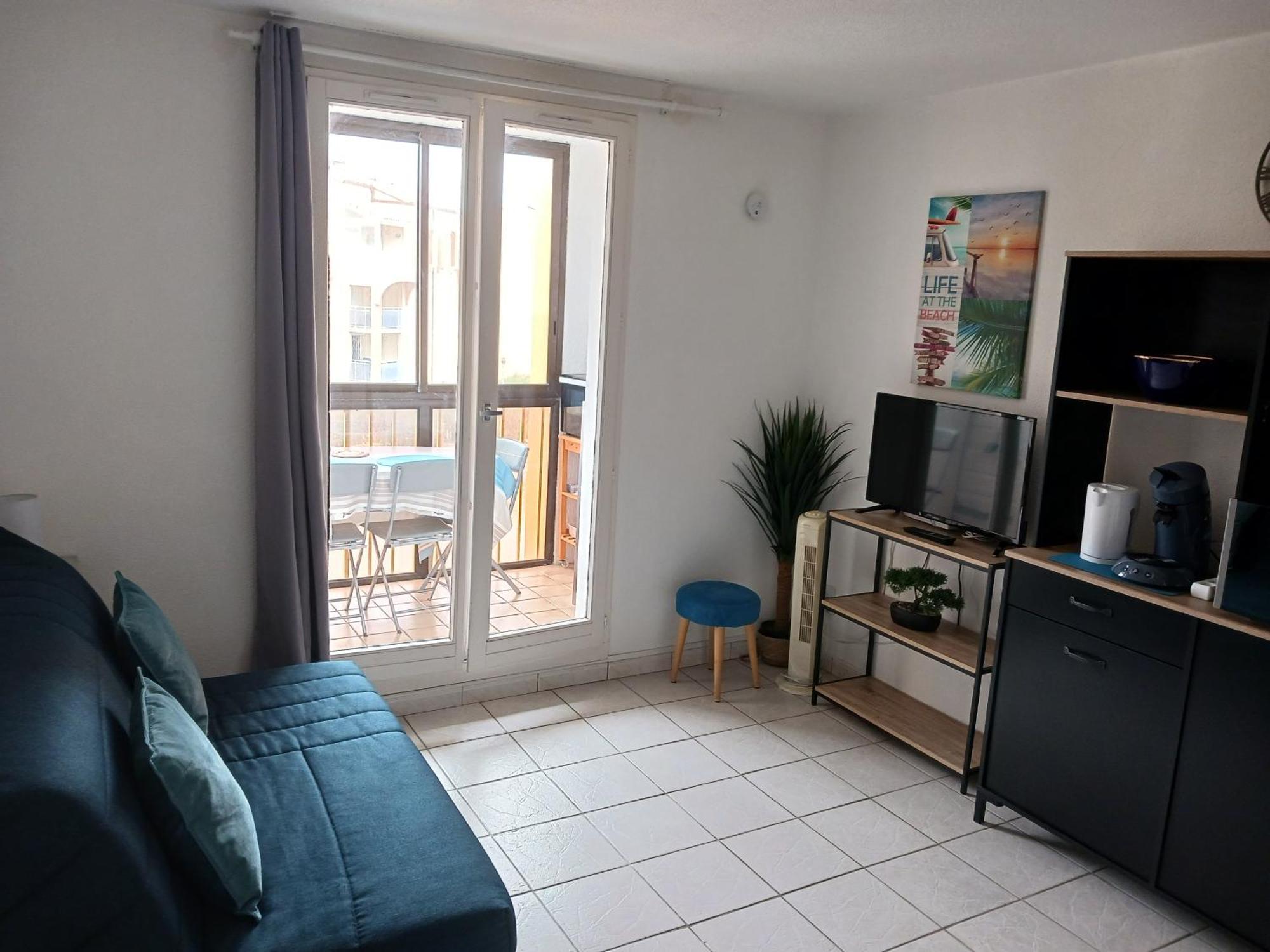 Appartement Vue Mer, Acces Direct Plage, Parking Privatif Le Barcares Ngoại thất bức ảnh