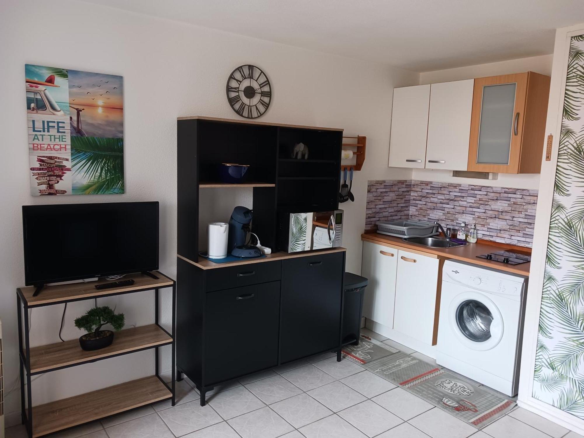 Appartement Vue Mer, Acces Direct Plage, Parking Privatif Le Barcares Ngoại thất bức ảnh